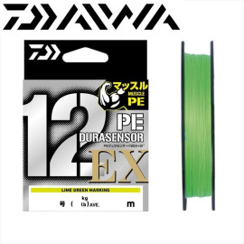 Шнур Daiwa UVF PE DuraSensor 12EX+SI3 LGM размотка 200м салатовый